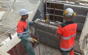 Metso NP röpítő törőgép ütközőlemez csere